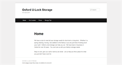 Desktop Screenshot of oxfordulockstorage.com